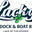 Lucky's Gas Dock and Boat Rental logo